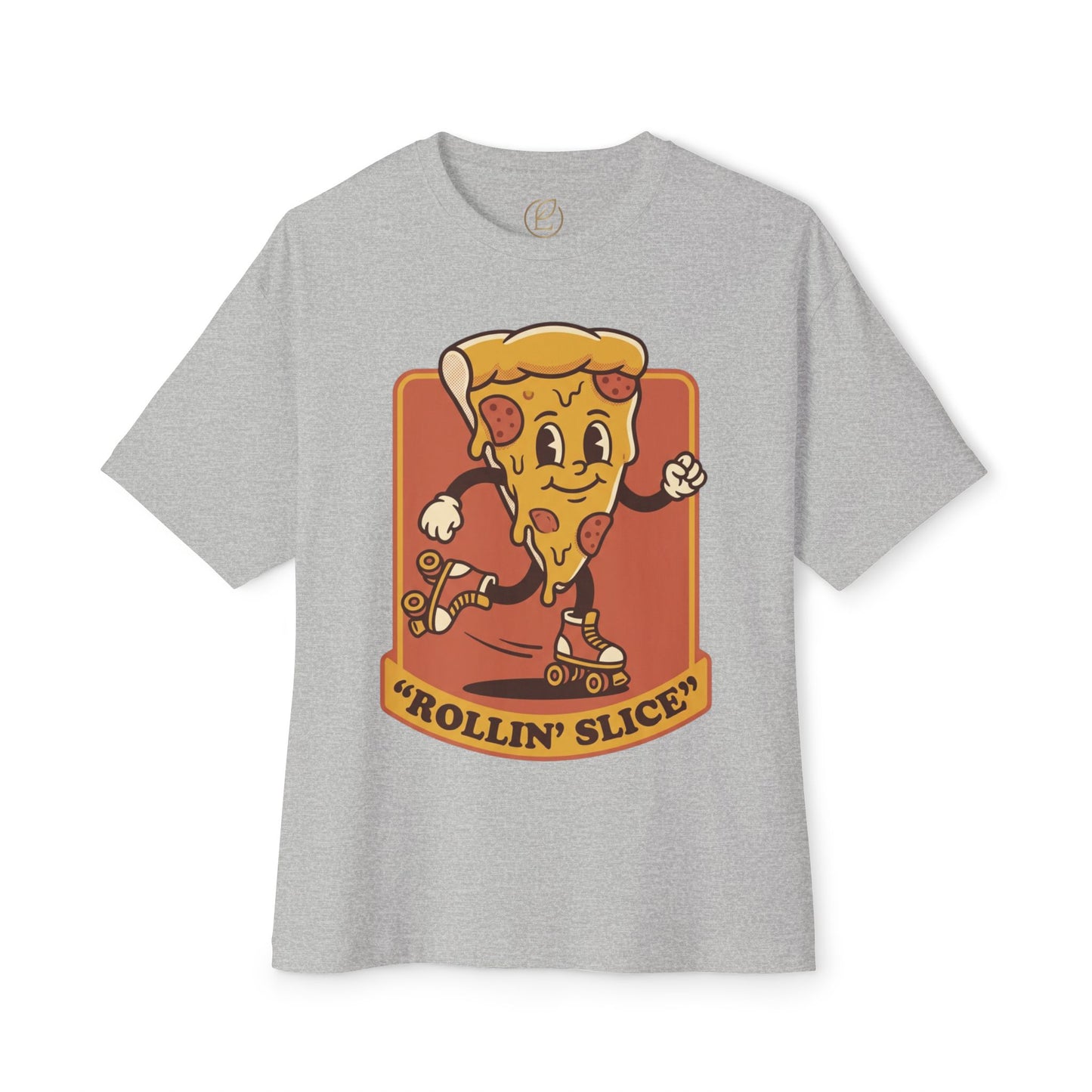 Rollin' Slice Pizza Skateboard T-Shirt