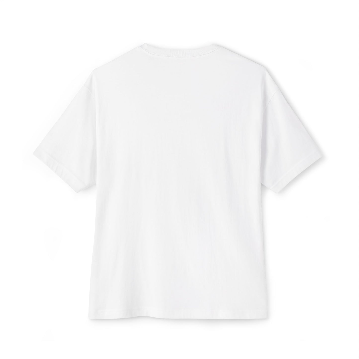 Cute Orange Cat Drinking Bubble Tea T-Shirt — Oversized Boxy Tee
