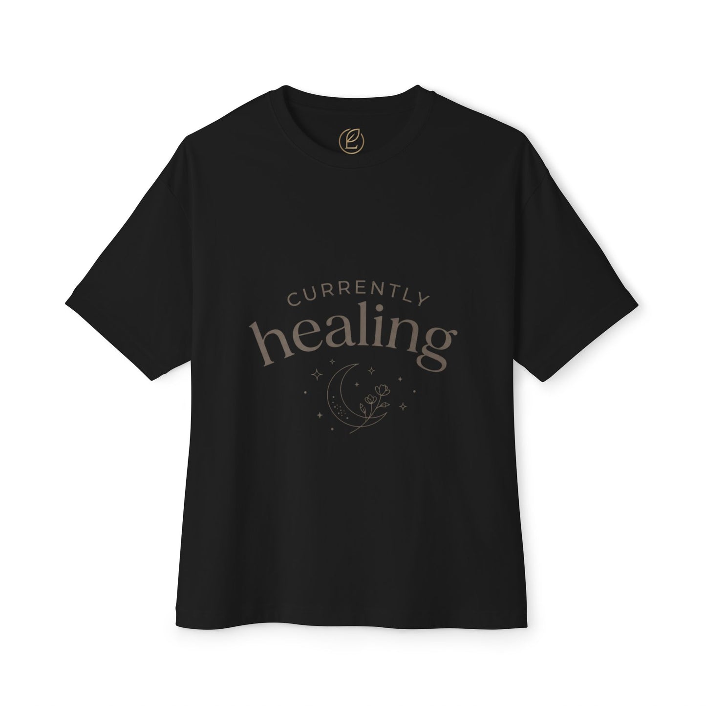 Healing Tee — "Currently Healing" Oversized Comfort Shirt