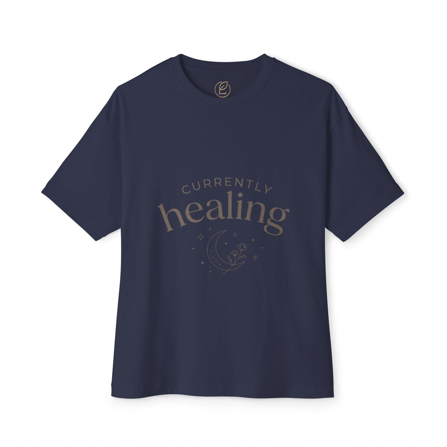 Healing Tee — "Currently Healing" Oversized Comfort Shirt