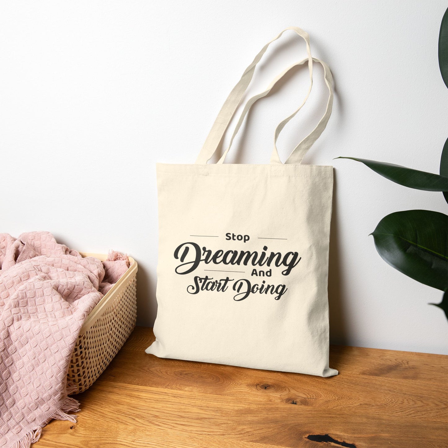 Cotton Canvas Tote Bag