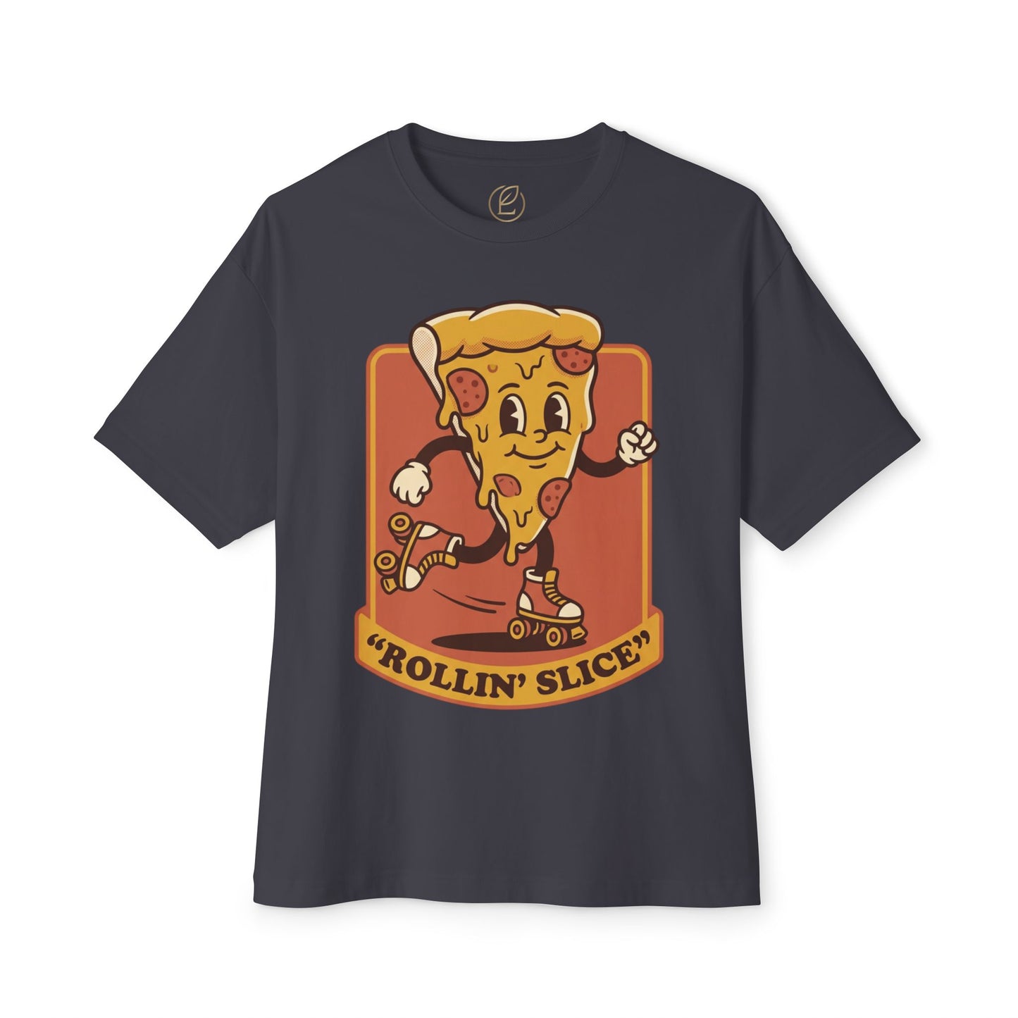 Rollin' Slice Pizza Skateboard T-Shirt