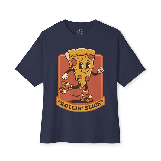 Rollin' Slice Pizza Skateboard T-Shirt