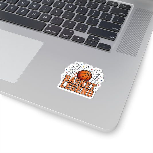Basket Legend Kiss-Cut Sticker — Basketball Player Decal