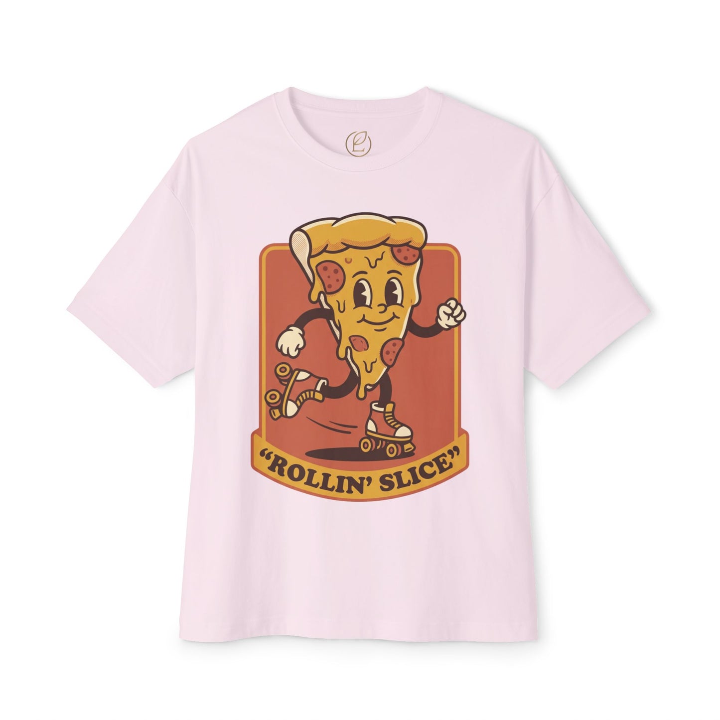 Rollin' Slice Pizza Skateboard T-Shirt