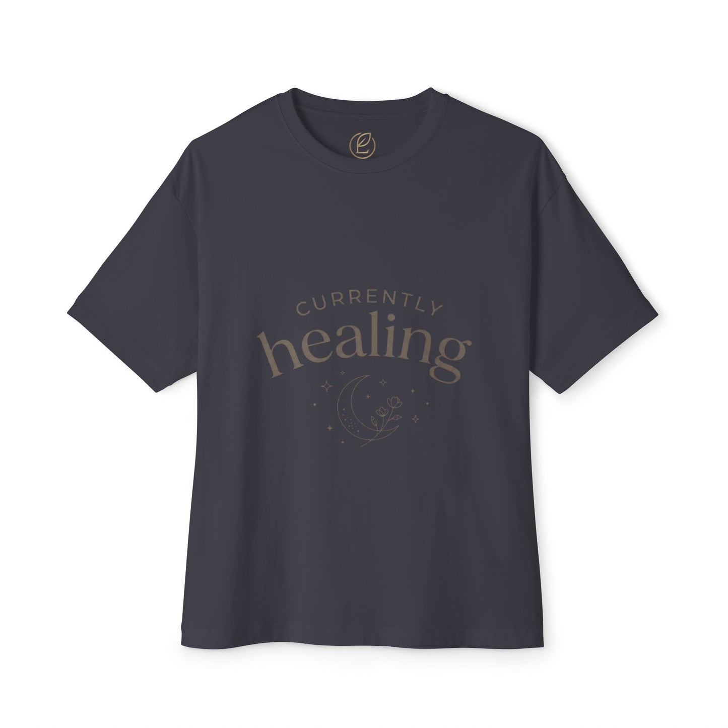 Healing Tee — "Currently Healing" Oversized Comfort Shirt